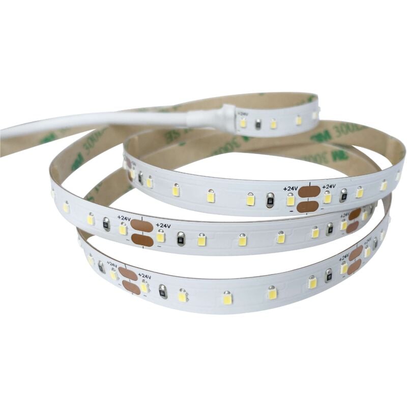 foto del prodotto nastro led 120 led m 9w m dc24v led 2216 1m bianco caldo 3000k