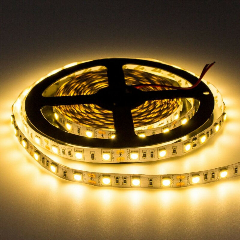 foto del prodotto nastro led 14,4w m dc12v 60led m lunghezza 5m bianco hot 2800k