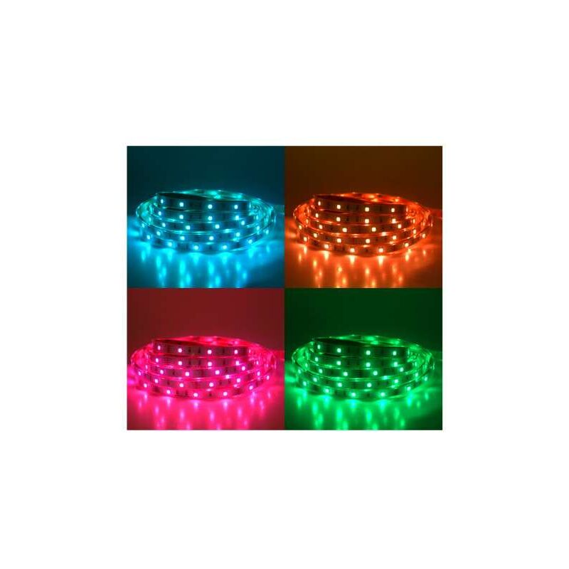 foto del prodotto nastro led 30 led m ip67 7.2w m rgb 5m 24v