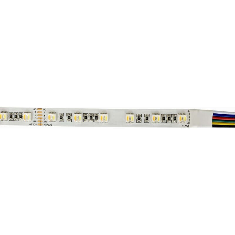 foto del prodotto nastro led 60led m 22w m rgb cct 2400 6000k 1