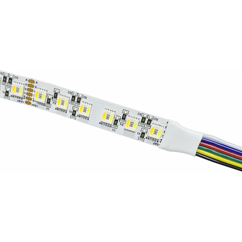 foto del prodotto nastro led 96 led m 35w m rgb cct 2400 6000k 1