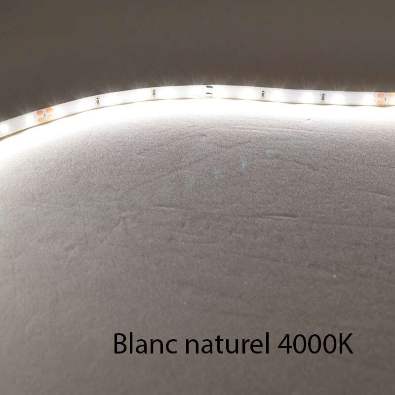 foto del prodotto nastro led bianco 60 led m 4.8w m ip20 1m bianco naturale 4000k