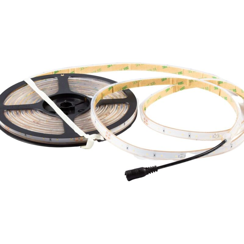 foto del prodotto nastro led bianco 60 led m 4.8w m ip68 5m bianco di giorno 6000k