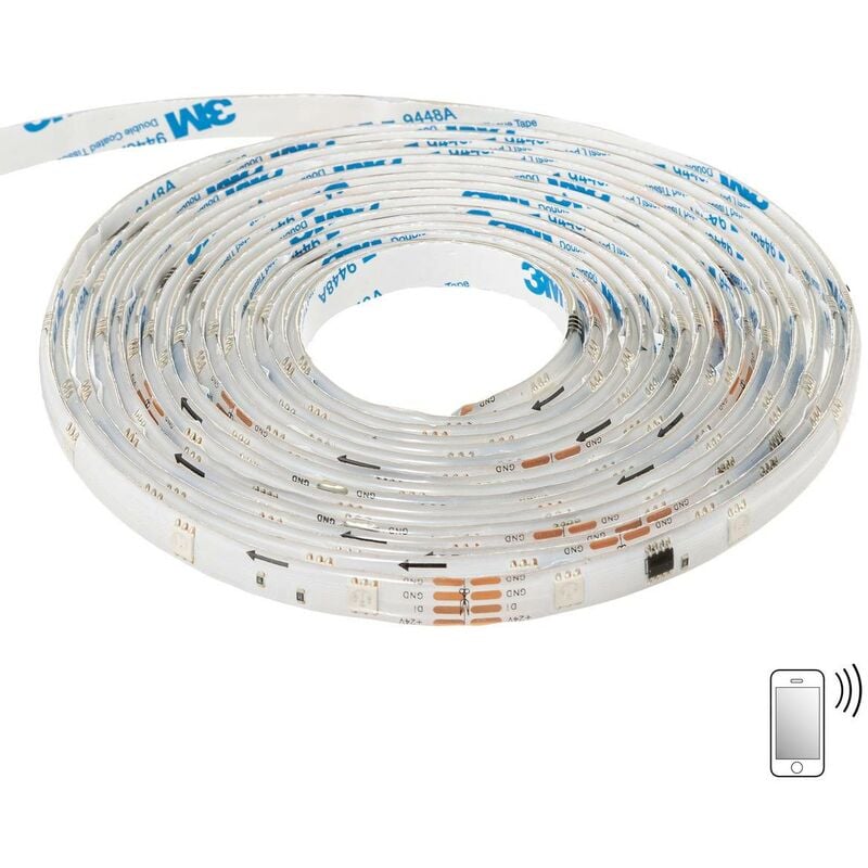 foto del prodotto nastro led connesso con applicazione wifi bluetooth 5m atmosphera cr ateur d int rieur