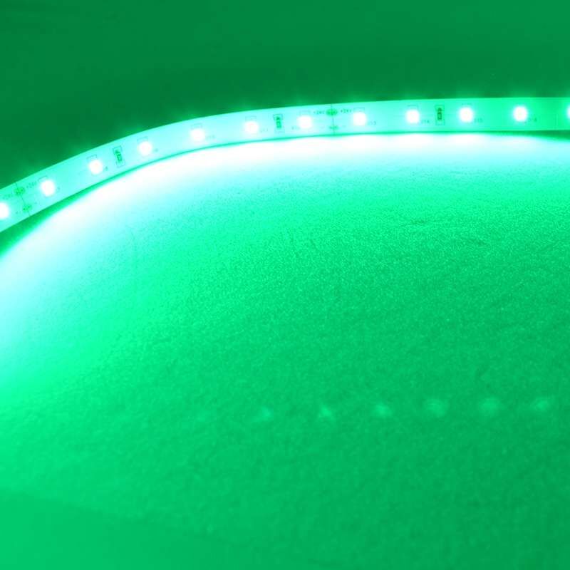 foto del prodotto nastro led potente 60led m 5m 13w m luce verde