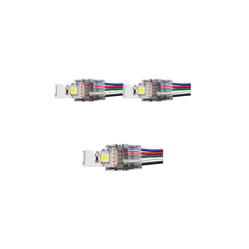 foto del prodotto nastro led rgb w da 12mm a filo lot de 3