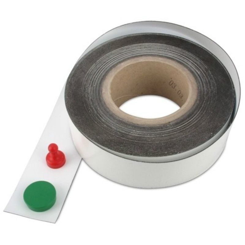 foto del prodotto nastro magnetico scrivibile bianco 30 40mm larghezza 30mm 3cm 