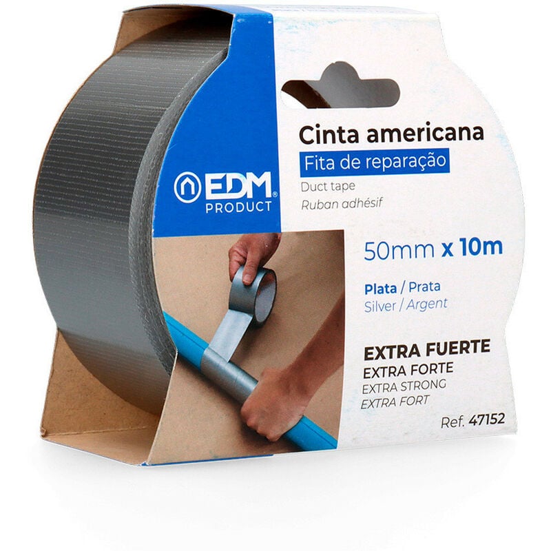 foto del prodotto nastro multifunzione americano 10mx50mm grigio edm