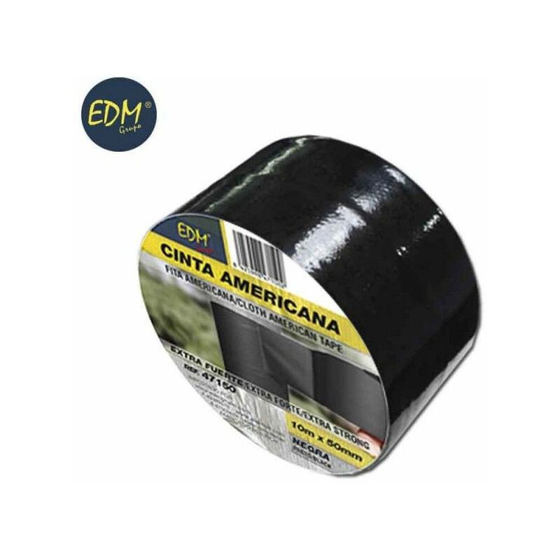 foto del prodotto nastro multiuso americano 10 m x 50 mm nero edm
