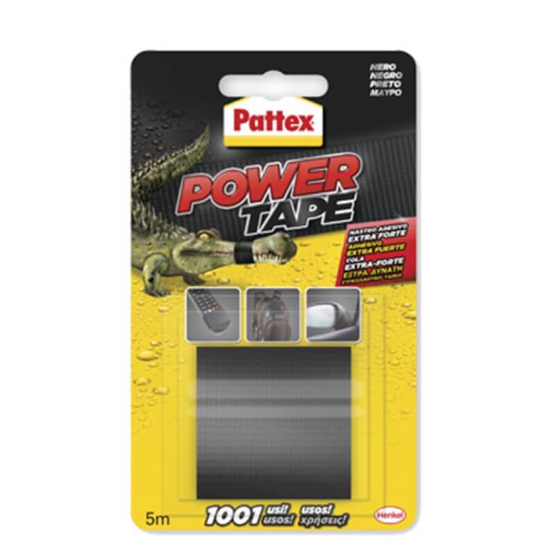 foto del prodotto nastro pattex universale multifunzione extra adesivo mm50x5mt vari colori 25195v nero 25197 