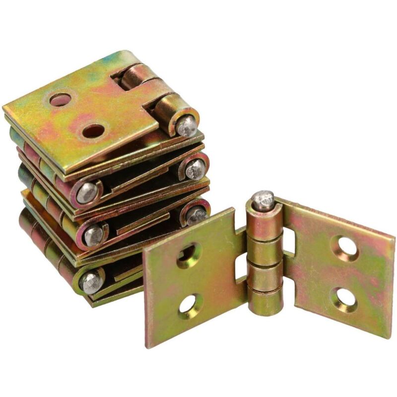 foto del prodotto nastro per casse, 50 x 25 mm, 10 pezzi, per mobili e mobili, zincato, per cancelli, porte, casse, armadietti kotarbau