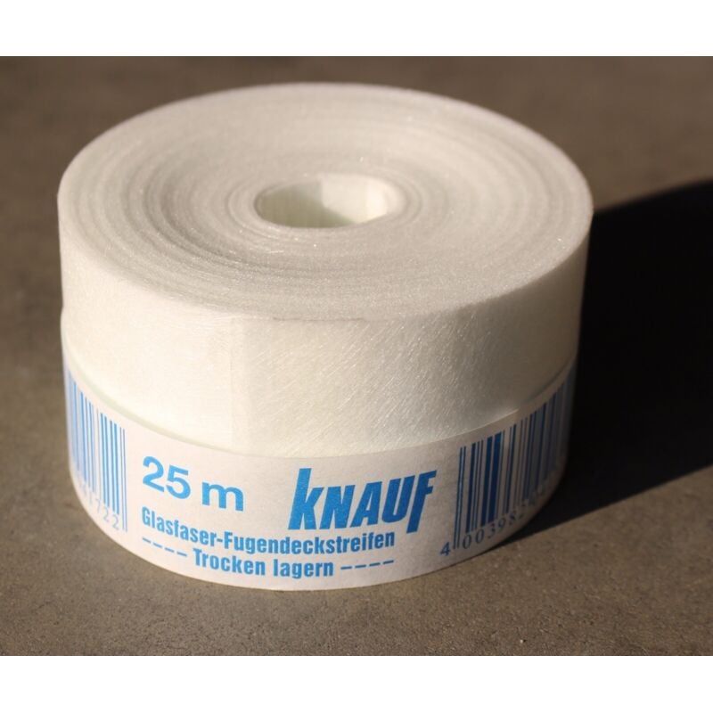 foto del prodotto nastro per giunti cartongesso mm 50 x 25 mt giunto knauf carta fibra di vetro