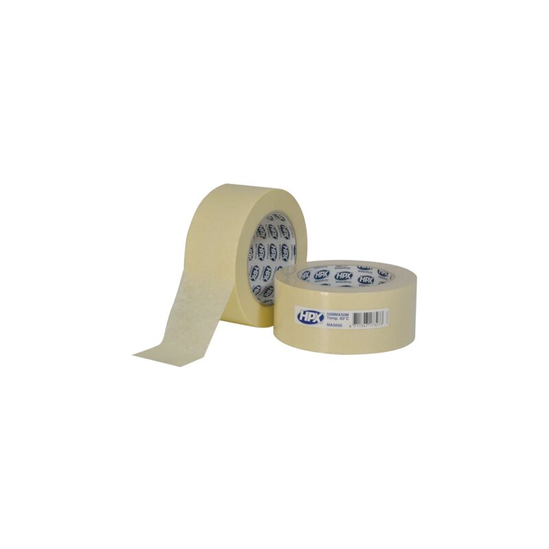 foto del prodotto nastro per mascheratura edilizia 60 c bianco crema 50mm x 50m hpx ma5050