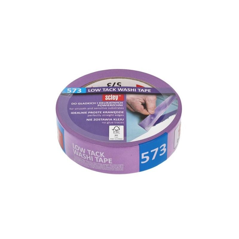 foto del prodotto nastro per mascheratura washi scley 38 mm x 33 m serie 573