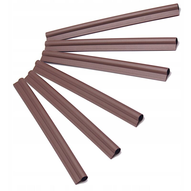 foto del prodotto nastro per recinzione clip per pannelli marrone 6 pz. kadax