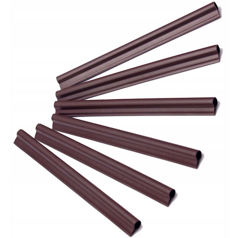 foto del prodotto nastro per recinzione clip per pannelli marrone 6 pz. kadax