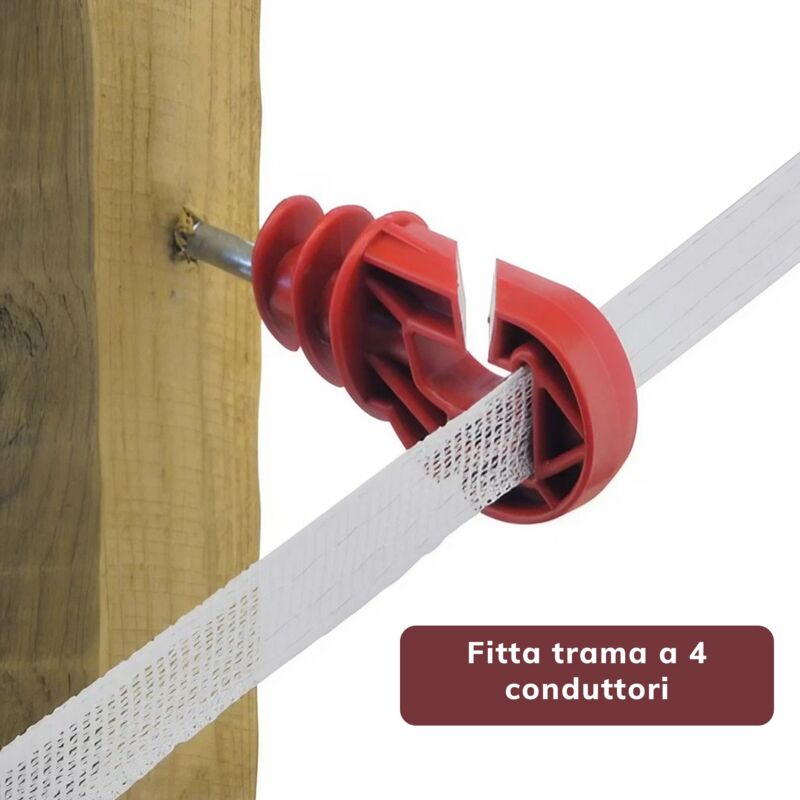 foto del prodotto nastro per recinzioni elettriche, maggiore visibilit recinto elettrico rete pascolo per bestiame 40mm