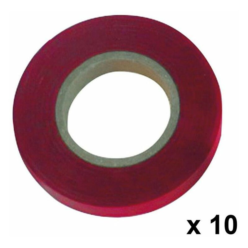 foto del prodotto nastro per rilegatura 11 x 0,15 mm. x 26 metri rosso conf. 10 rotoli 