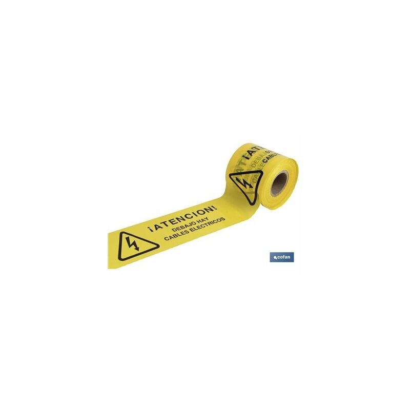 foto del prodotto nastro per segnalazione cavi elettrici 150mmx250m