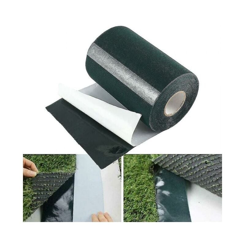foto del prodotto nastro per tappeti da prato 10 x 15 cm, nastro per tappeti da prato, nastro per cuciture per prato verde