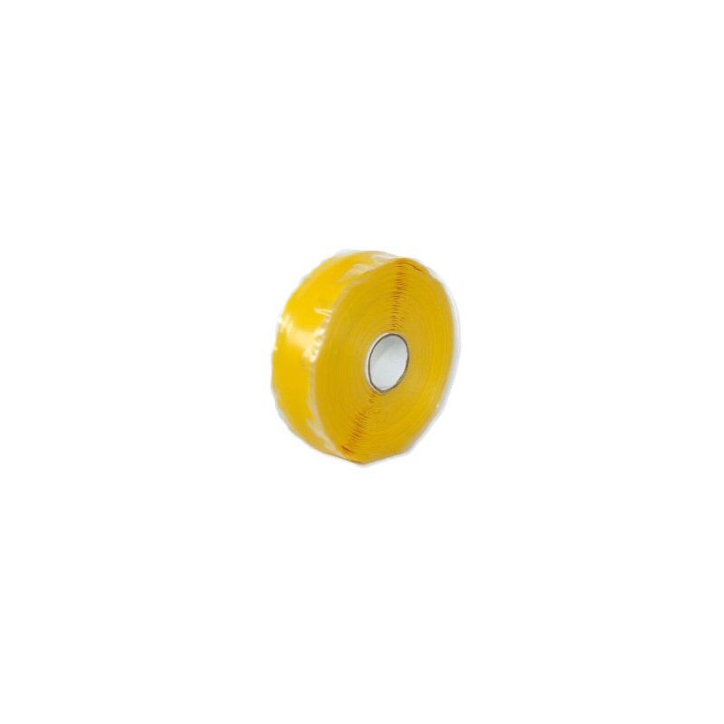 foto del prodotto nastro protettivo in silicone autovulcanizzante giallo mm h. 25,4 x sp. 0,5 x l. 3 mt a07 0001 06775