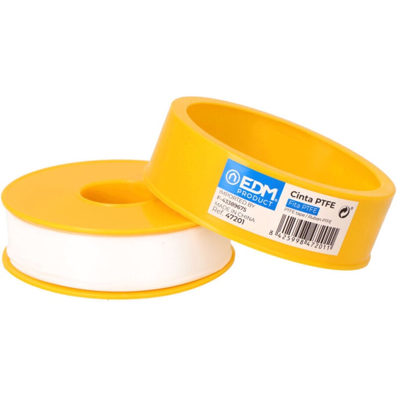 foto del prodotto nastro ptfe bianco 50m x 19mm idraulico edm