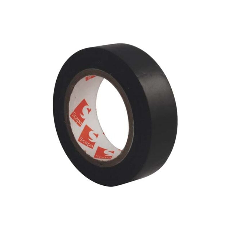 foto del prodotto nastro pvc isolante scapa nero mm 15 ml 25 12 pezzi scapa