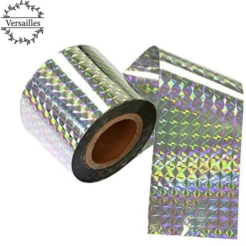 foto del prodotto nastro repellente per uccelli 4,8 cm x 80 m, nastro olografico biadesivo per piccioni e uccelli