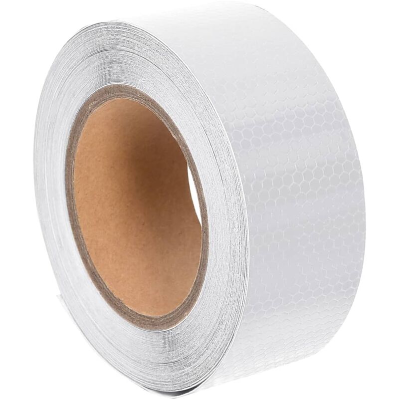 foto del prodotto nastro riflettente bianco 5 cm x 20 m pvc vidaxl