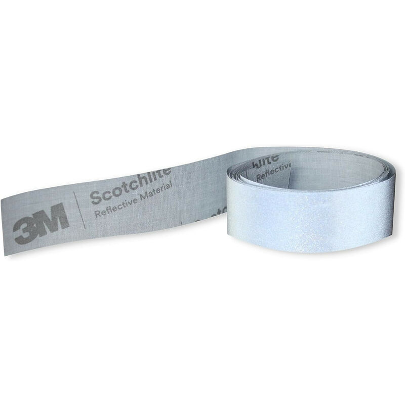 foto del prodotto nastro riflettente da cucire 50mm 3m 8906 omologato en471 larghezza 50mm x 3m t