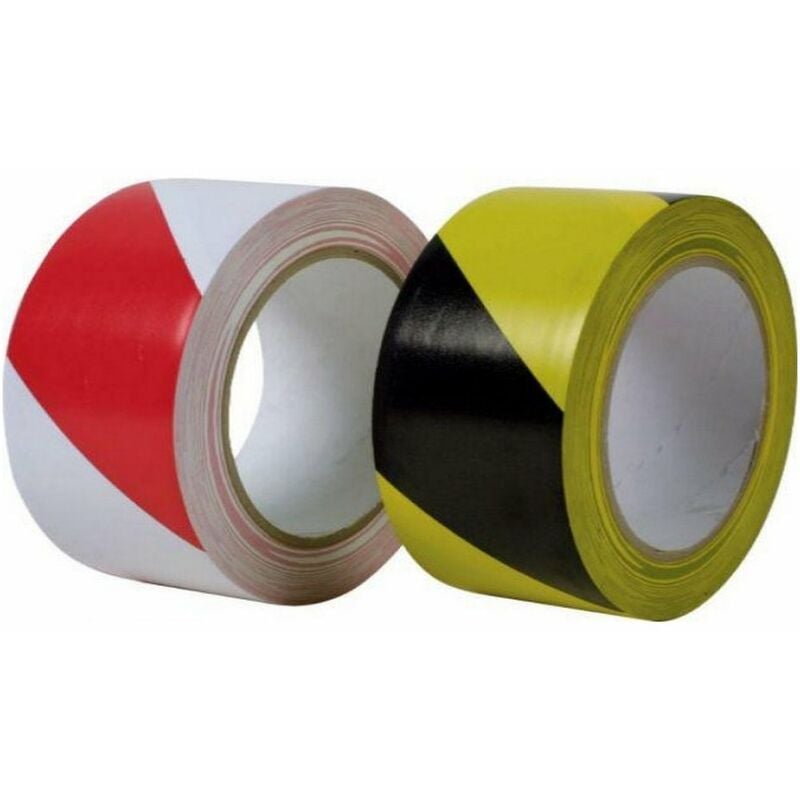 foto del prodotto nastro segnaletico adesivo 350 gn eurocel pvc giallo nero mm 50 ml 66