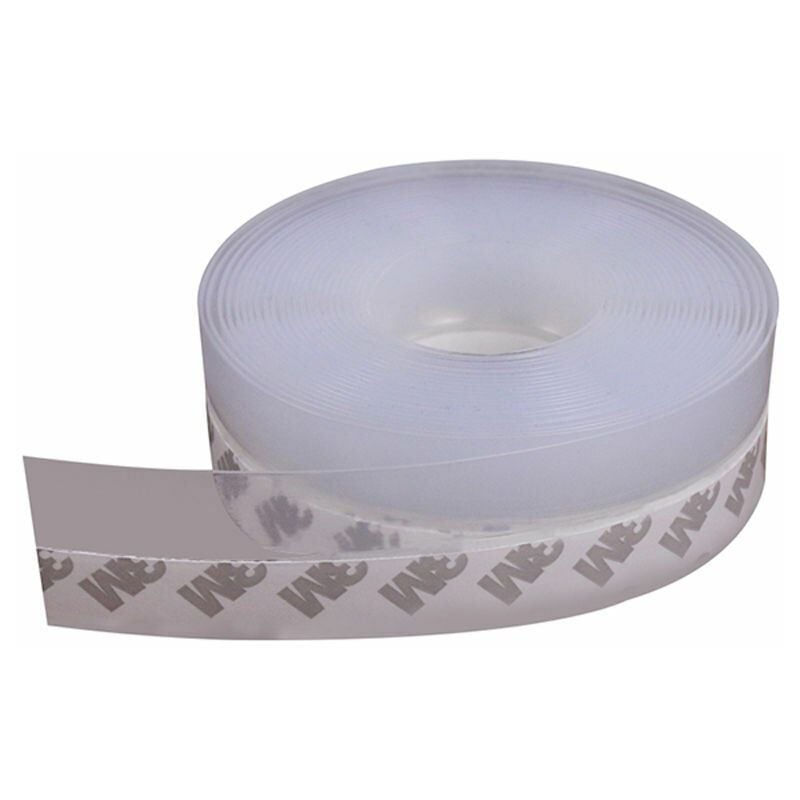 foto del prodotto nastro sigillante in silicone, 10 m nastro sigillante autoadesivo trasparente, bianco