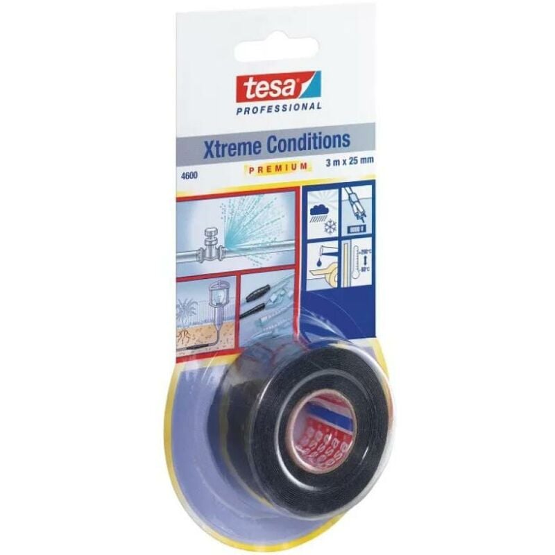 foto del prodotto nastro silicone tesa xtreme conditions nero 04600 00001