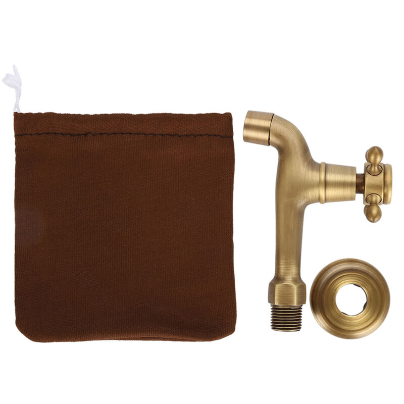 foto del prodotto nastro singolo per acqua fredda con rubinetto in ottone massiccio vintage montato a parete per piscina per lavello da cucina lungo eosnow