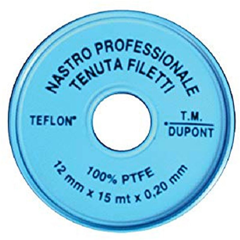 foto del prodotto nastro teflon professionale per tenuta di giunzioni filettate 15 mt 1 2