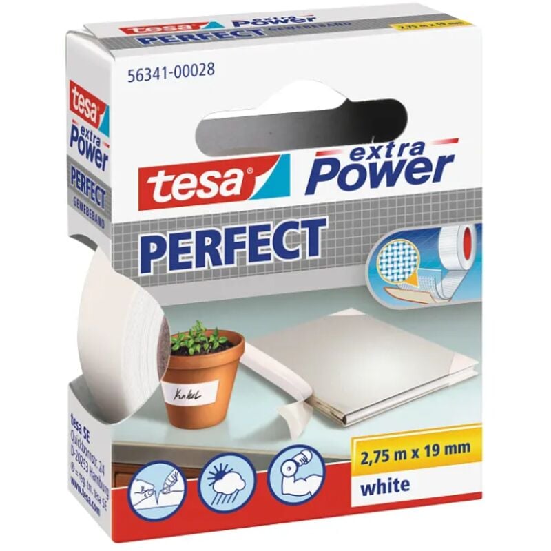 foto del prodotto nastro tela plastificato mt 2,75x38 rosso