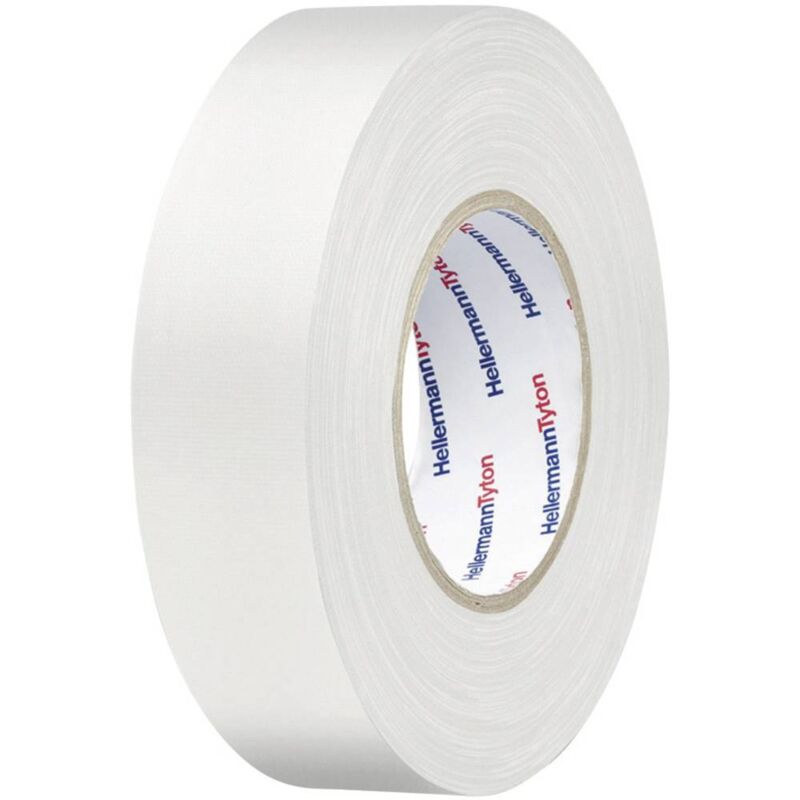 foto del prodotto nastro telato helatape tex l x l 10 m x 19 mm bianco tessuto in cotone e poliestere htape tex wh 19x10 hellermanntyto
