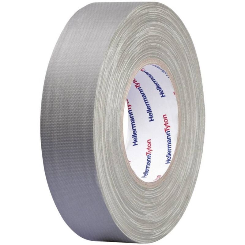 foto del prodotto nastro telato helatape tex l x l 50 m x 19 mm grigio tessuto in cotone e poliestere htape tex gy 19x50 hellermanntyto