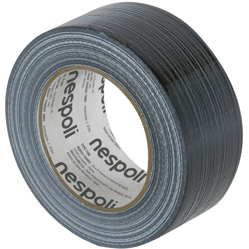 foto del prodotto nastro telato nero 50mmx25m nespoli