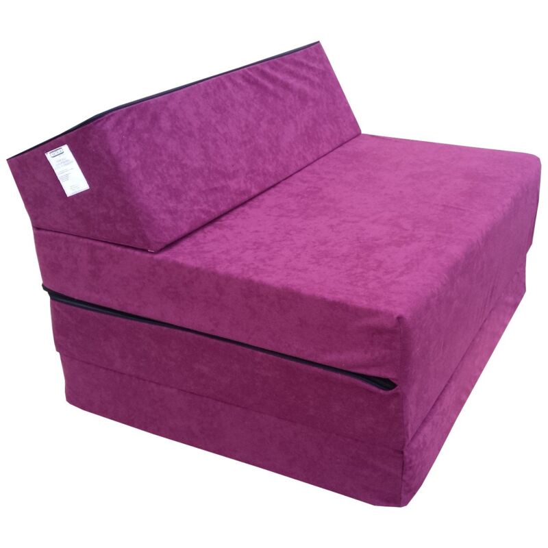 foto del prodotto natalia spzoo materasso pieghevole per ospiti 200 x 70 x 10 cm in diversi colori microfibra violetto 1224 