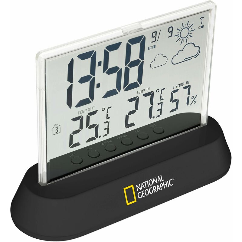 foto del prodotto national geographic transparent 9070300 stazione meteo digitale senza fili
