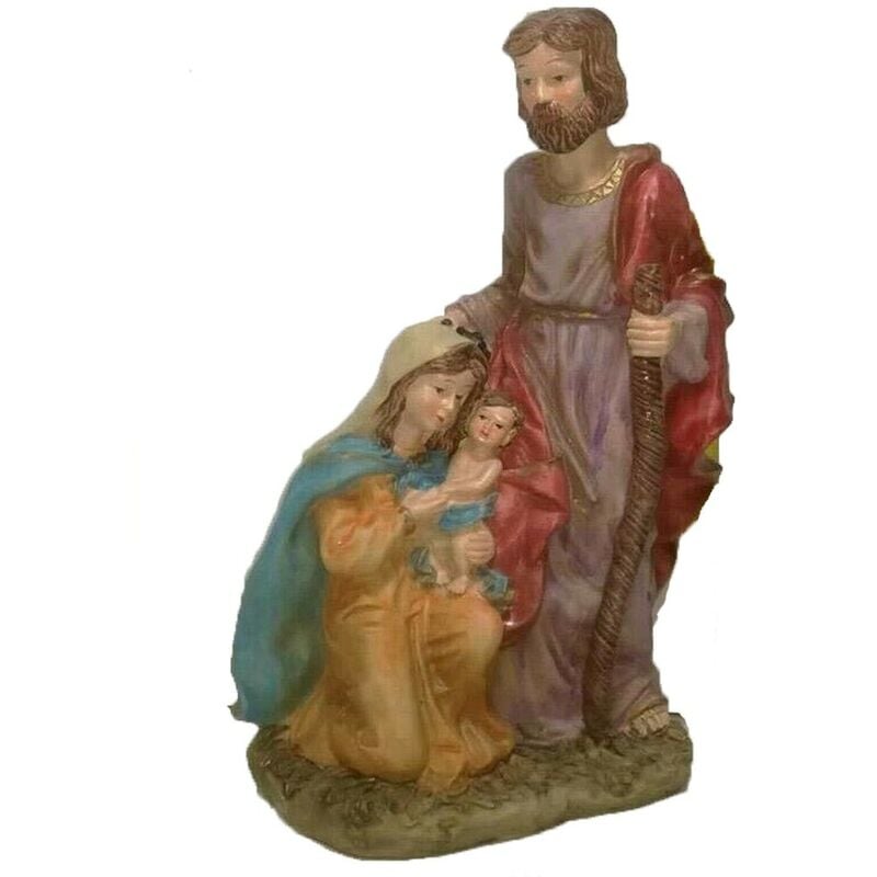 foto del prodotto nativit statua presepe sacra famiglia per addobbi di natale natalizio decorazioni per casa idea regalo 28cm