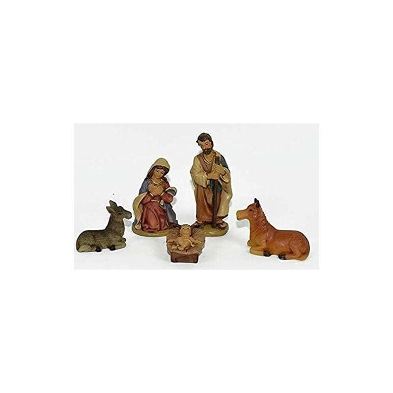 foto del prodotto nativita pastori per presepe piccoli decorazioni natalizi set da 5 4cm pastorelli