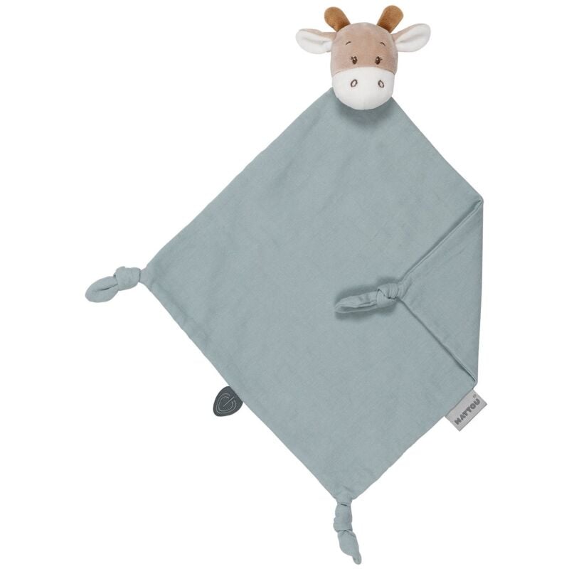 foto del prodotto nattou doudou per neonato giraffa tetra axel e luna