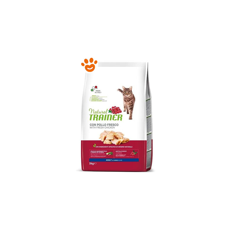 foto del prodotto natural cat adult pollo natural cat adult pollo sacco da 3 kg trainer