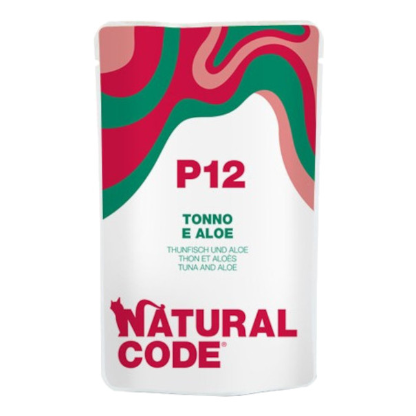 foto del prodotto natural code tonno e aloe umido gatto busta 70 g