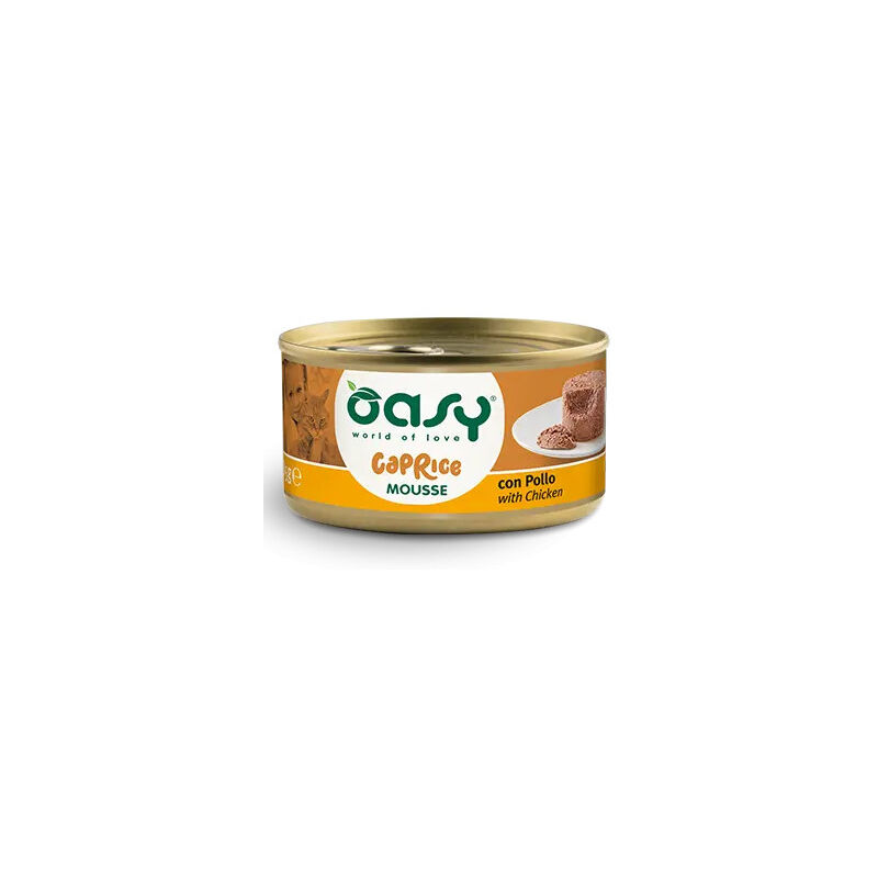 foto del prodotto natural mousse per gatto da 85 gr oasy