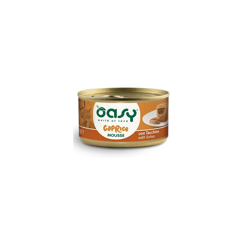 foto del prodotto natural mousse per gatto da 85 gr oasy