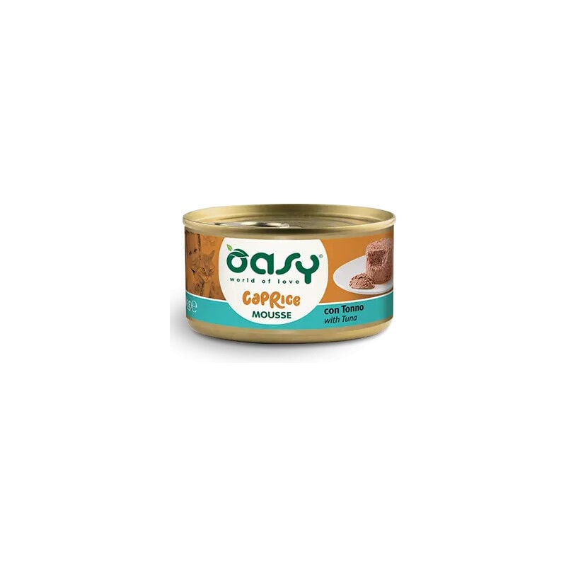 foto del prodotto natural mousse per gatto da 85 gr oasy