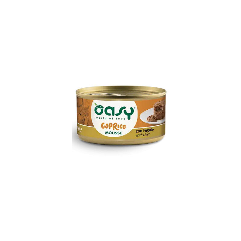foto del prodotto natural mousse per gatto da 85 gr oasy